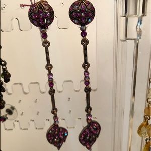 Earrings crystal dangle